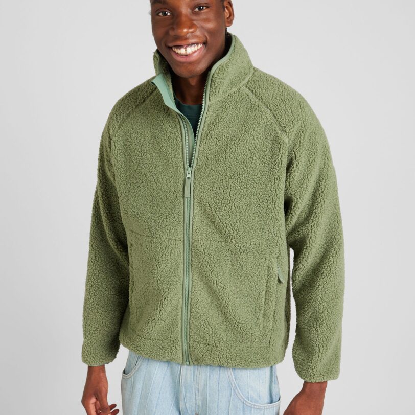 Derbe Jachetă  fleece 'Kuschelby'  verde stuf preţ