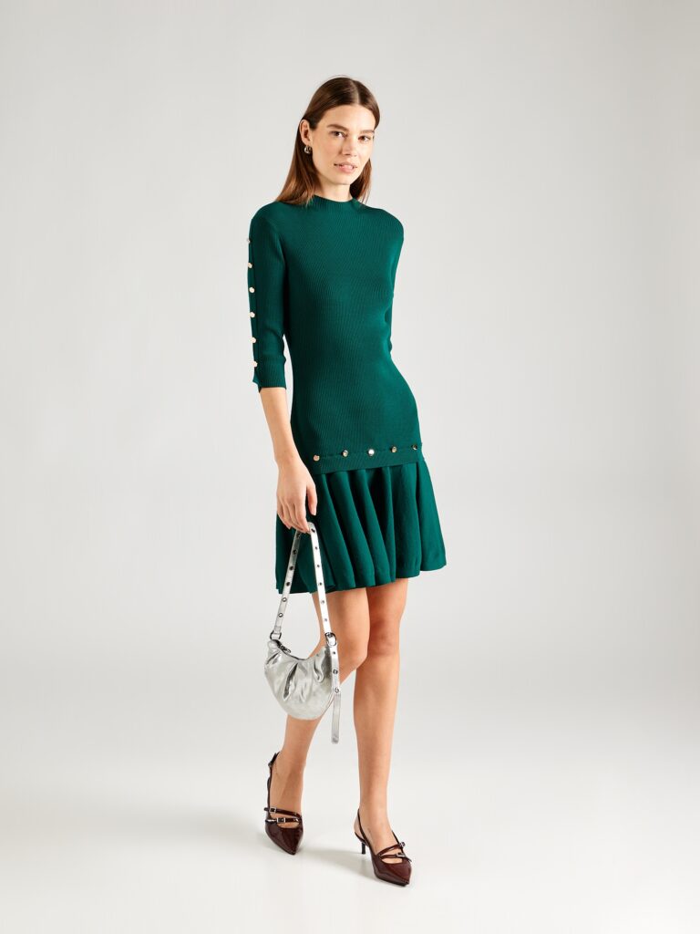 Cumpăra Derhy Rochie tricotat  auriu / verde