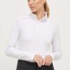 Descente longsleeve funcțional Grace culoarea alb