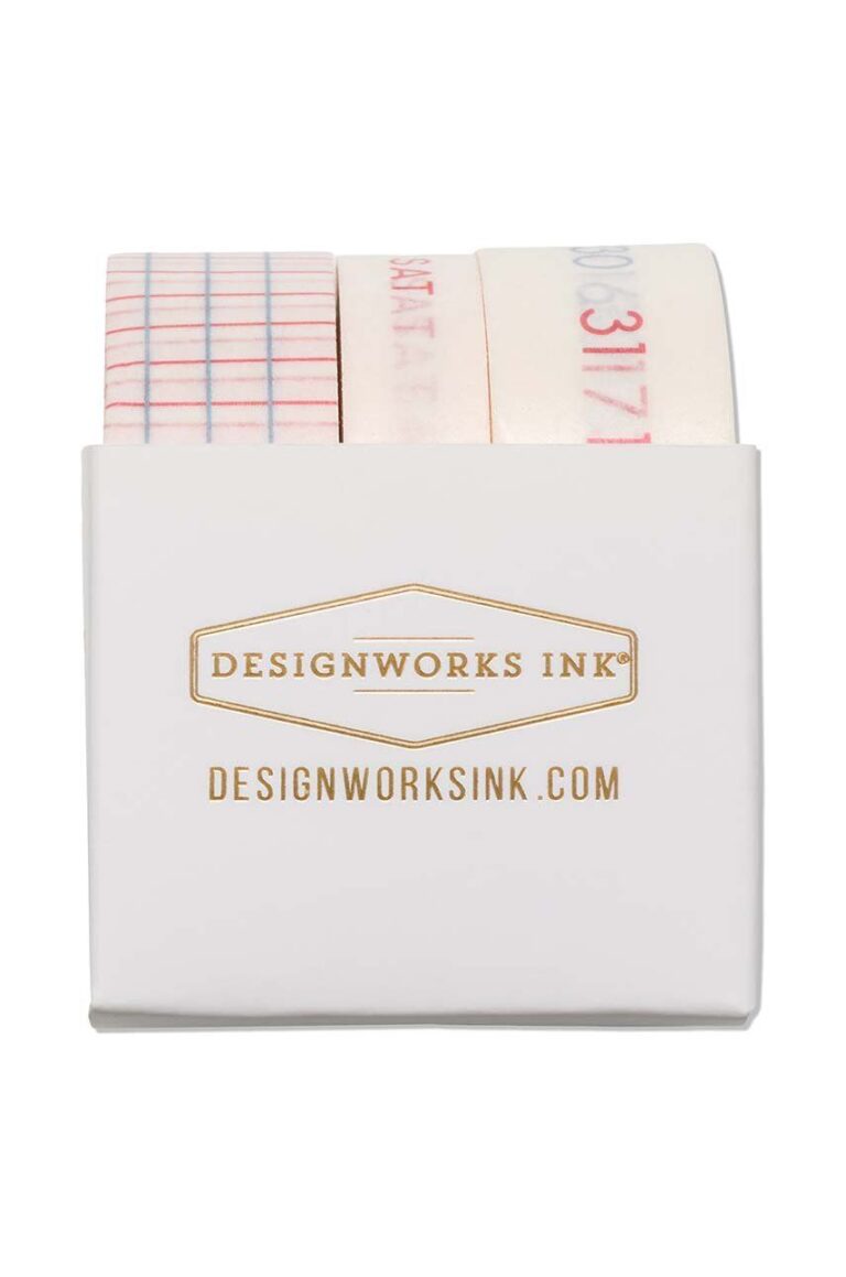 Designworks Ink set de benzi decorative Retro 3-pack preţ