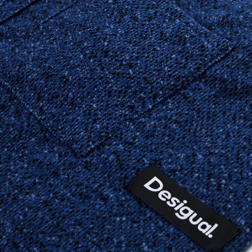 Desigual Fular  albastru / negru / alb preţ