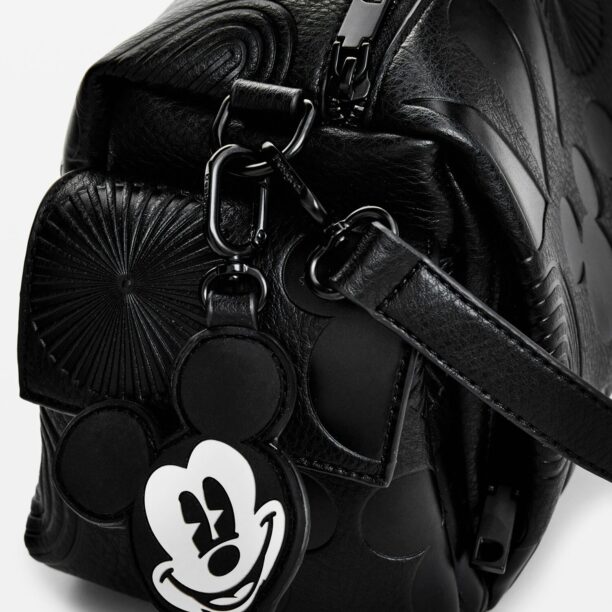 Original Desigual Geantă de umăr 'All Mickey Habana'  negru