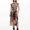 Desigual Rochie  gri taupe