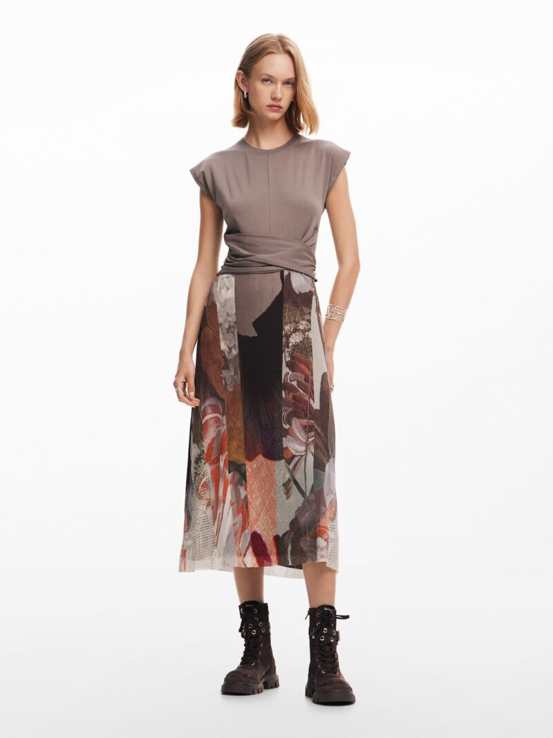 Desigual Rochie  gri taupe