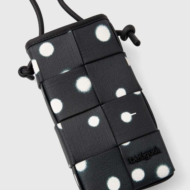 Desigual carcasa de telefon culoarea negru preţ