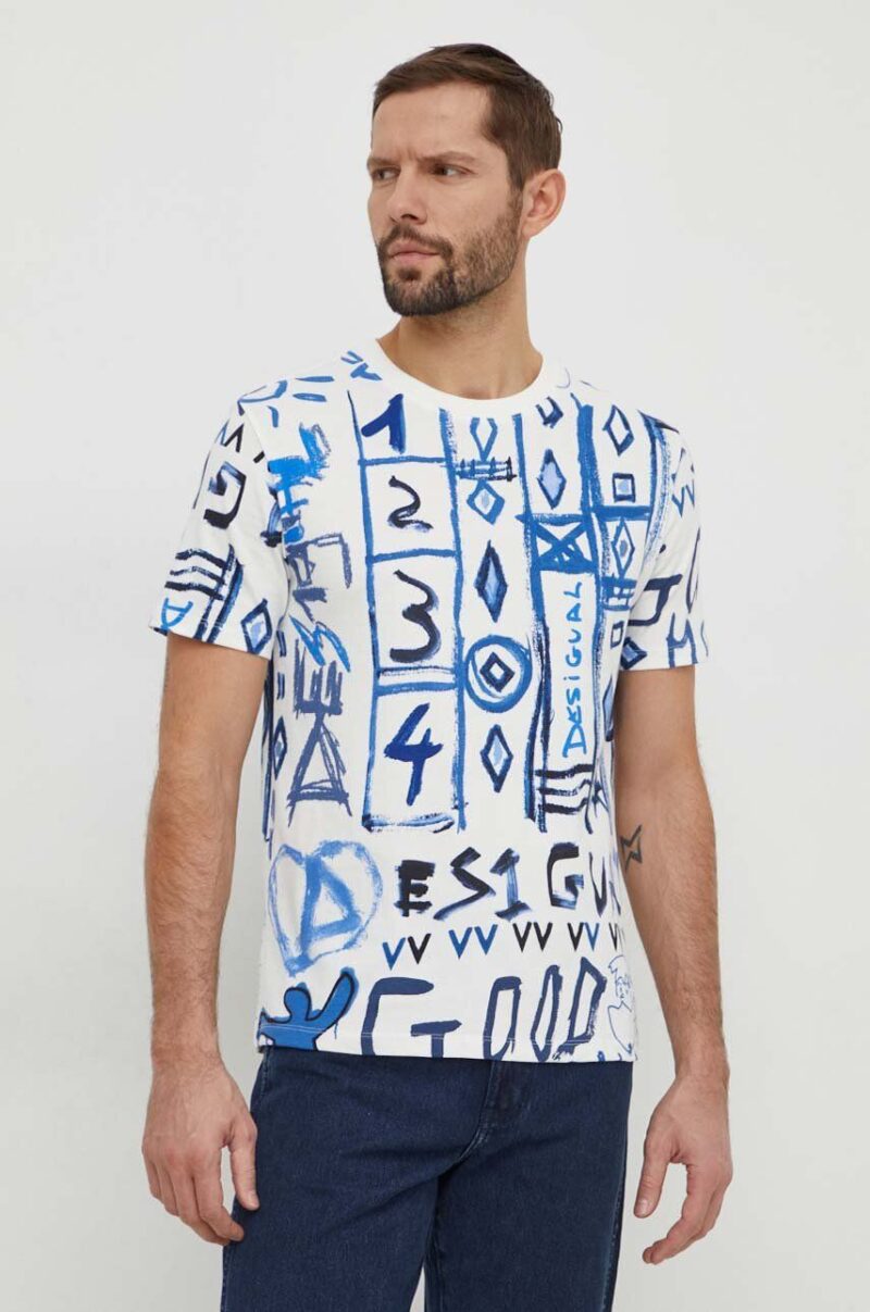 Desigual tricou din bumbac barbati