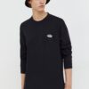 Dickies longsleeve din bumbac culoarea negru