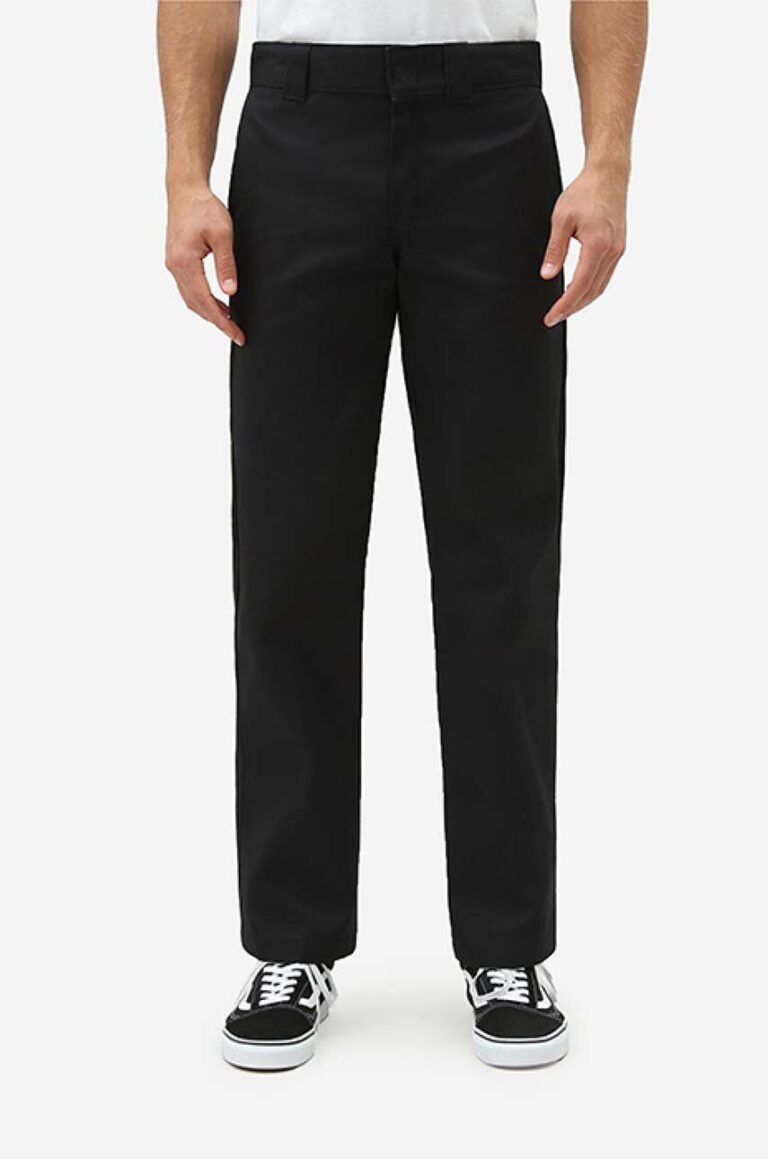 Dickies pantaloni Spodnie Dickies Work Pant Rec DK0A4XK9BLK bărbați