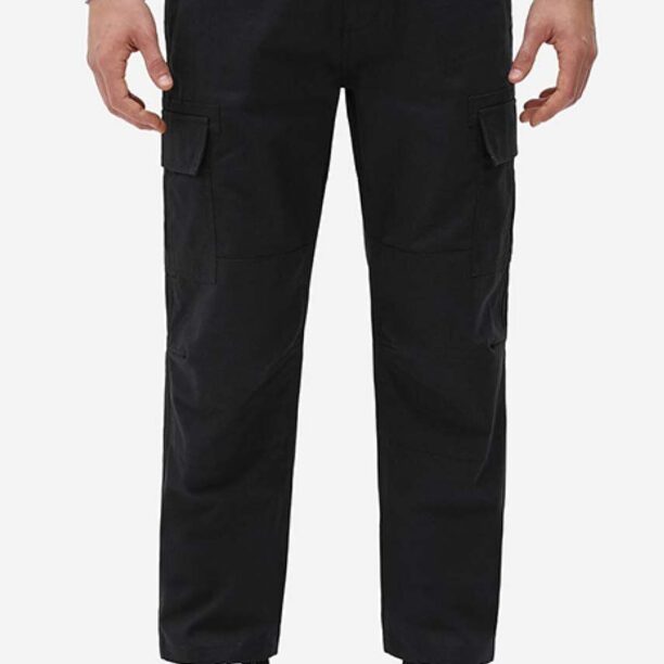 Dickies pantaloni de bumbac culoarea negru