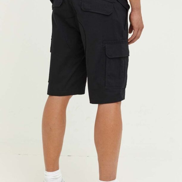 Dickies pantaloni scurți din bumbac Millerville culoarea negru DK0A4XEDBLK1-BLACK preţ