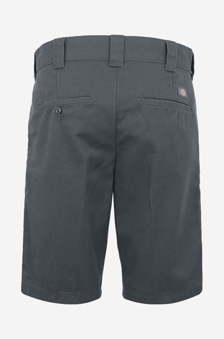 Dickies pantaloni scurți din bumbac culoarea gri DK0A4XNFCH0-GREY preţ