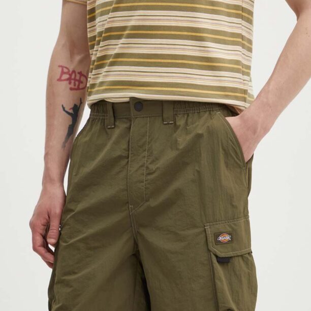 Dickies pantaloni scurti din bumbac culoarea verde