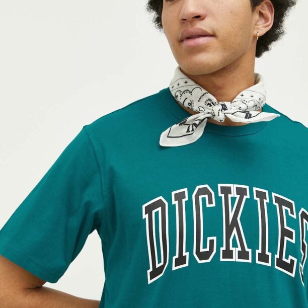 Dickies tricou din bumbac culoarea verde