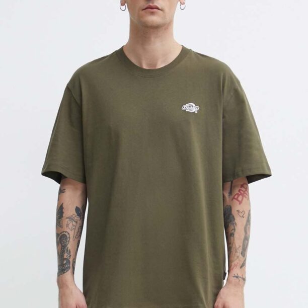 Dickies tricou din bumbac culoarea verde