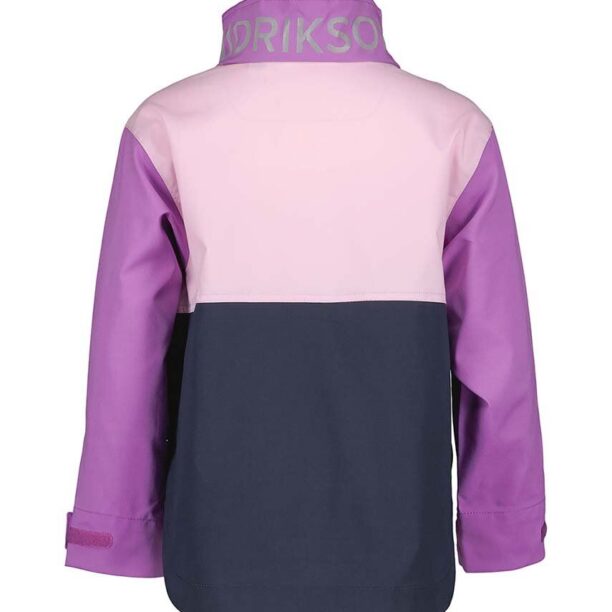 Didriksons geaca copii LINGON KIDS JKT culoarea violet preţ