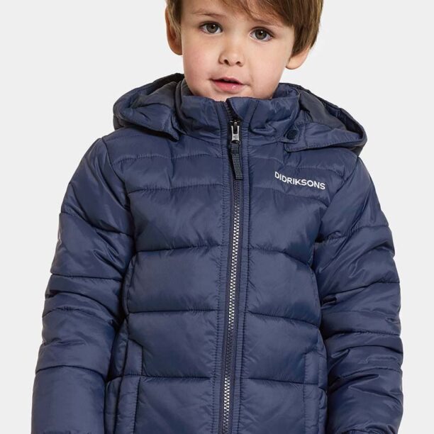 Didriksons geaca de iarna pentru copii RODI KIDS JACKET culoarea albastru marin