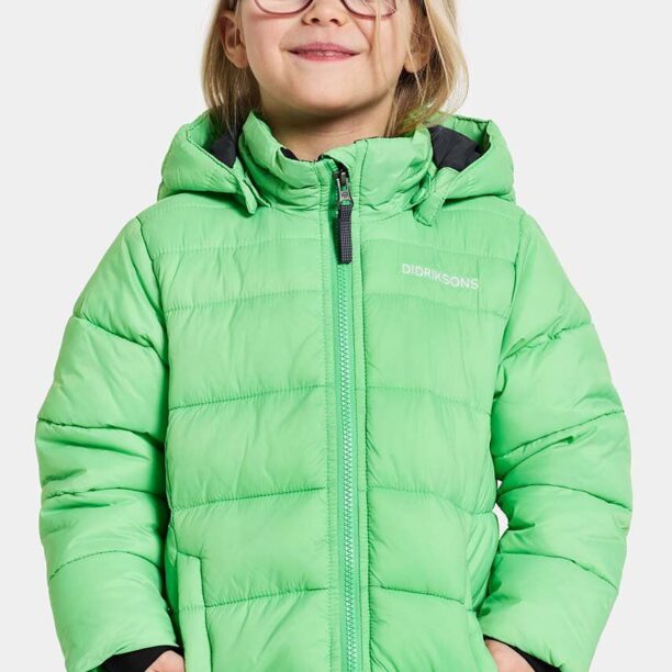 Didriksons geaca de iarna pentru copii RODI KIDS JACKET culoarea verde