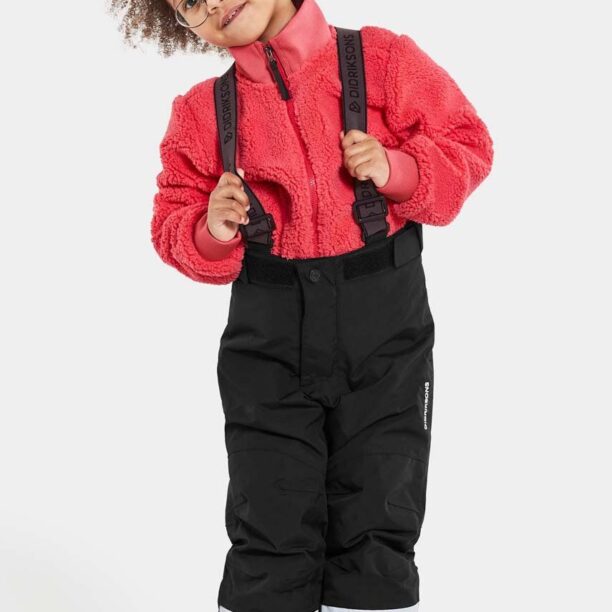 Didriksons pantaloni de schi pentru copii IDRE KIDS PANTS culoarea negru