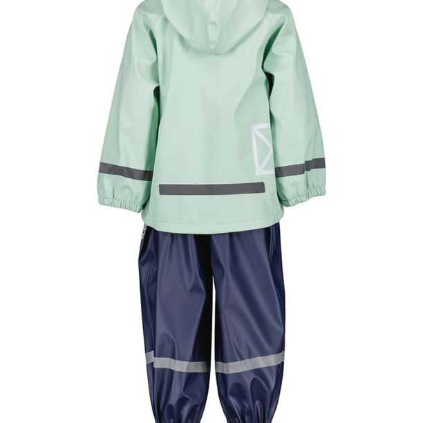 Didriksons salopeta copii SLASKEMAN KIDS SET 2 culoarea turcoaz preţ