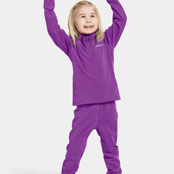 Didriksons trening copii JADIS KIDS SET culoarea violet