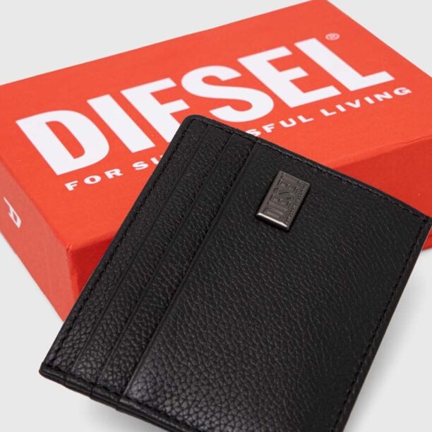 Diesel caracasă din piele culoarea negru X09910.P0685 preţ