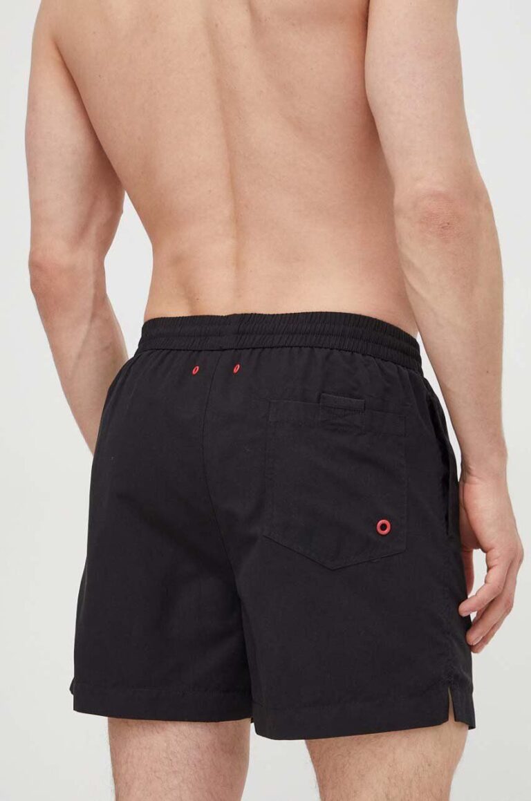 Diesel pantaloni scurți de baie culoarea negru A13161.0INAC preţ