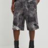 Diesel pantaloni scurți din bumbac P-STON-SHORT culoarea gri