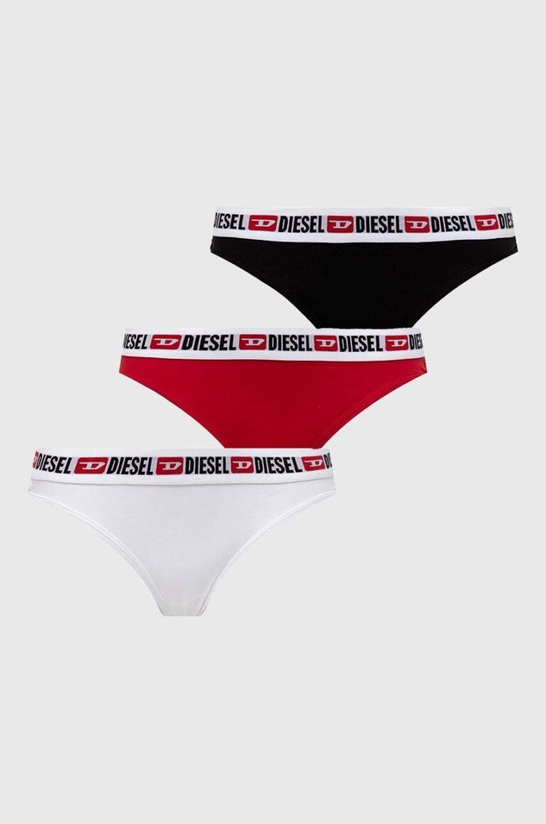 Diesel tanga 3-pack culoarea negru 00SE0K.0EAXL