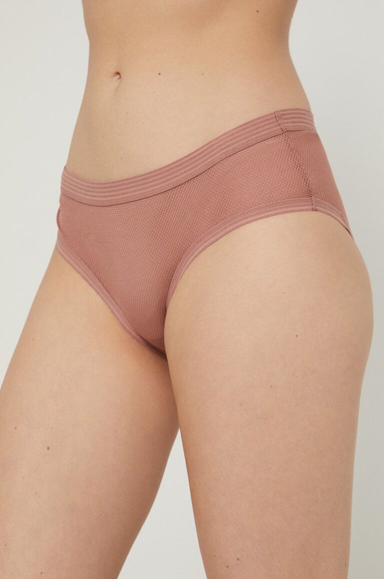 Dkny chiloti culoarea maro