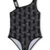 Dkny costum de baie dintr-o bucată pentru copii culoarea negru