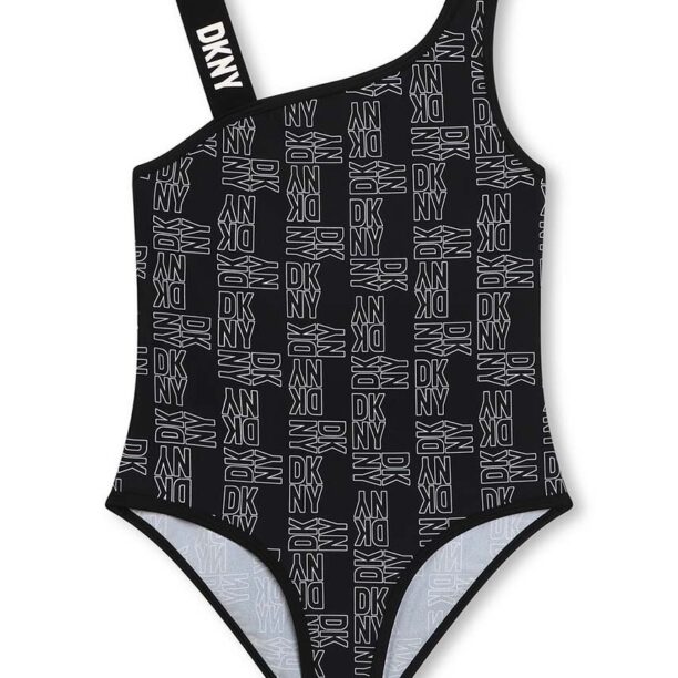 Dkny costum de baie dintr-o bucată pentru copii culoarea negru