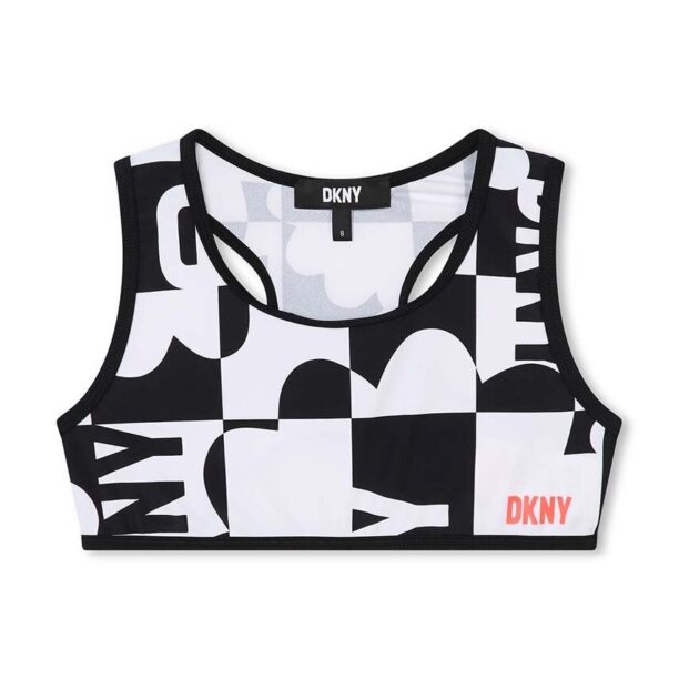 Dkny costum de baie pentru copii din două piese culoarea negru