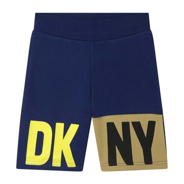 Dkny pantaloni scurti copii culoarea albastru marin