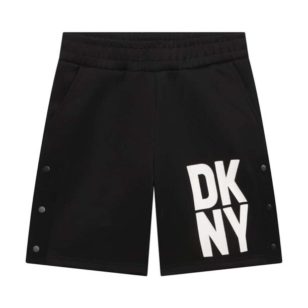 Dkny pantaloni scurti copii culoarea negru