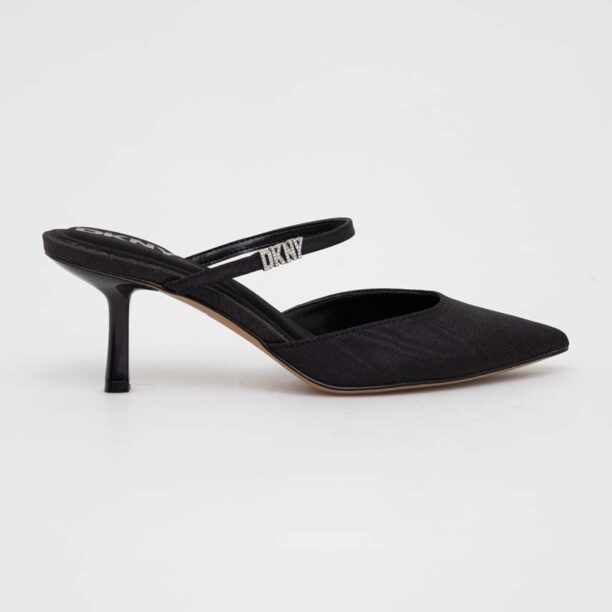 Dkny pantofi cu toc Geela culoarea negru