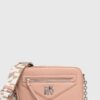 Dkny poseta de piele culoarea roz