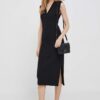 Dkny rochie culoarea negru