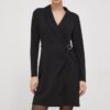 Dkny rochie culoarea negru