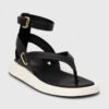 Dkny sandale de piele Ilianna femei