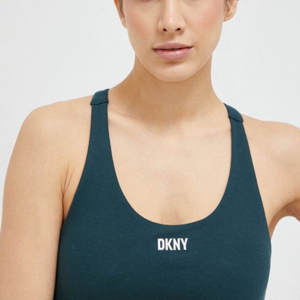 Dkny sutien sport culoarea verde