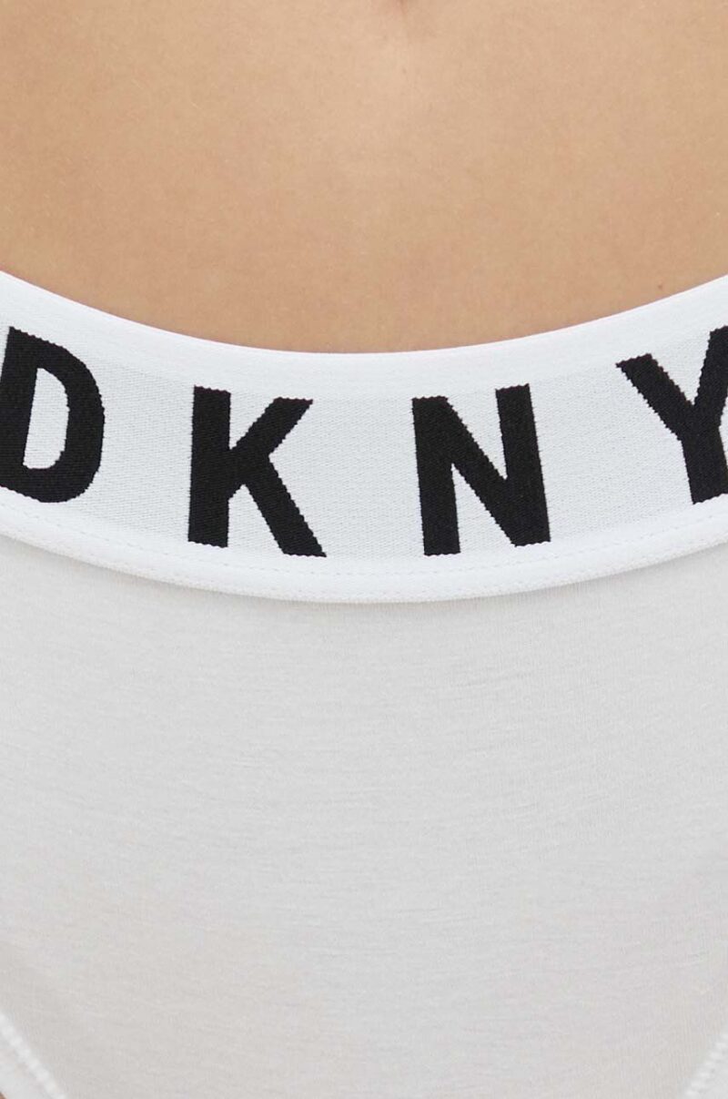 Dkny tanga culoarea alb preţ