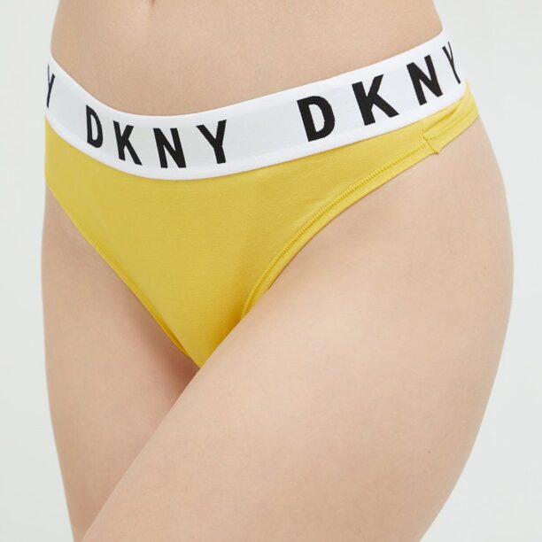 Dkny tanga culoarea galben