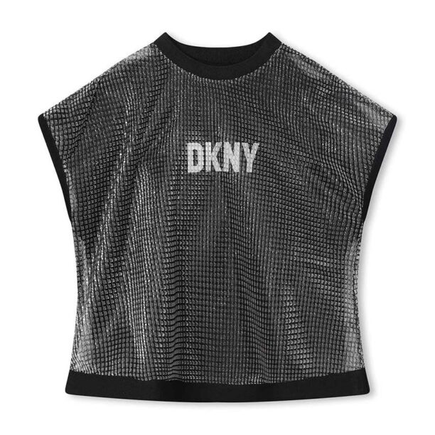 Dkny tricou copii culoarea gri