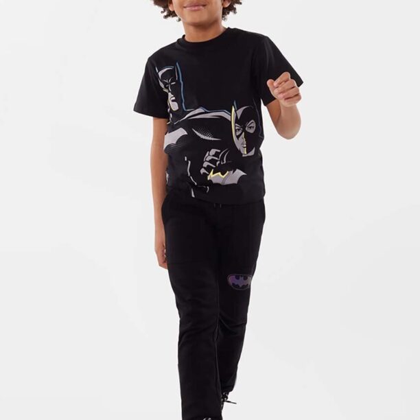 Dkny tricou de bumbac pentru copii culoarea negru