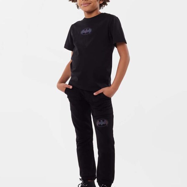 Dkny tricou de bumbac pentru copii culoarea negru