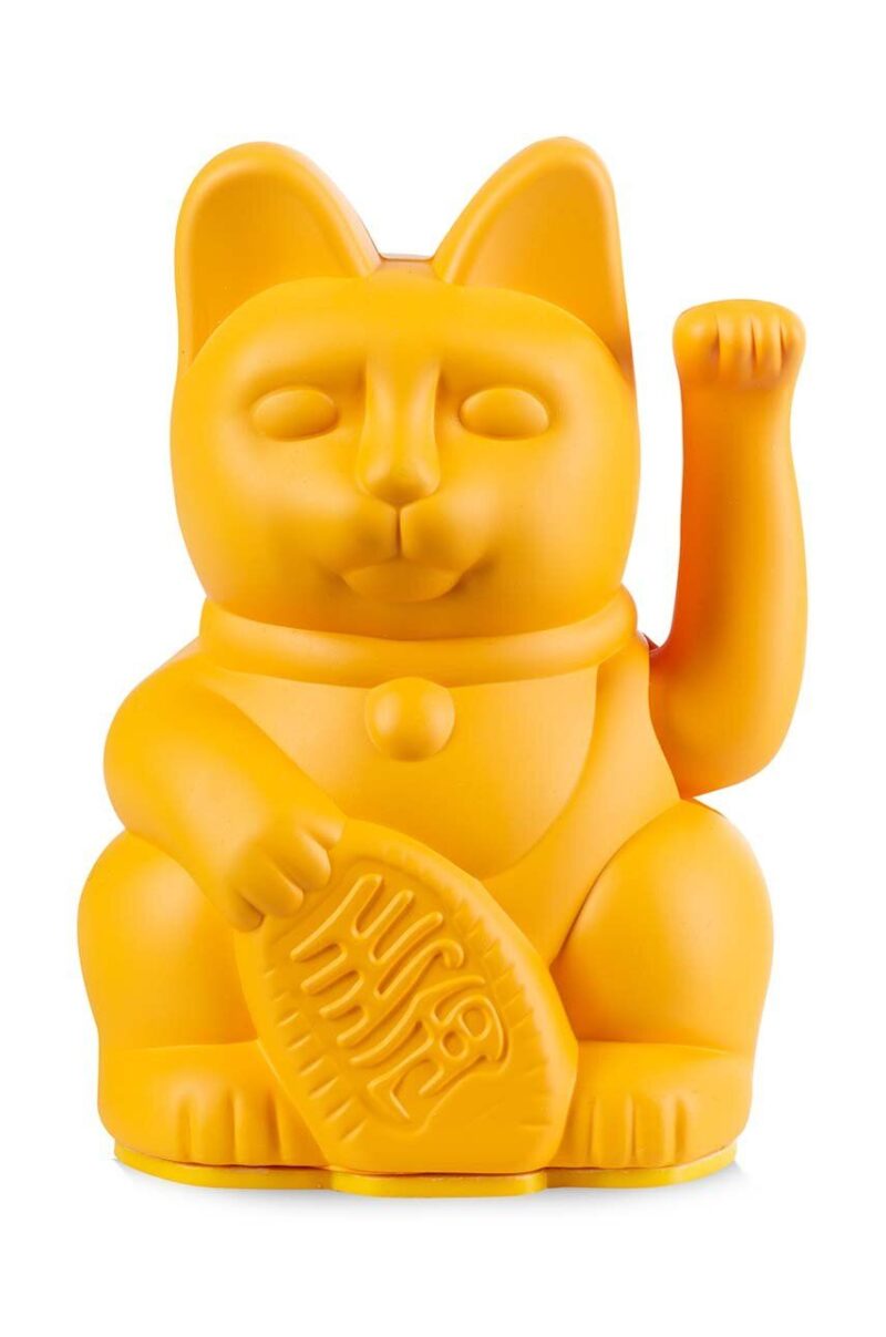 Donkey decorație Lucky Cat Mini - Dark Yellow