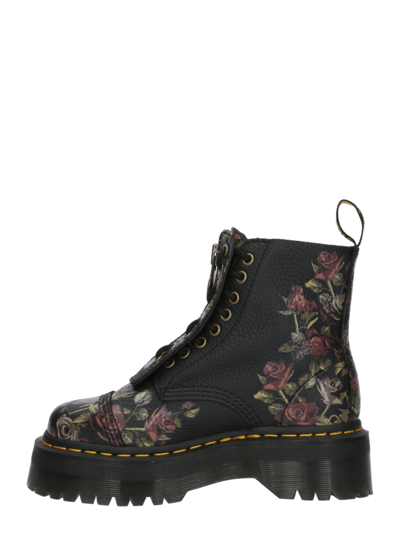 Dr. Martens Botine 'Sinclair'  verde / roz zmeură / roșu / negru