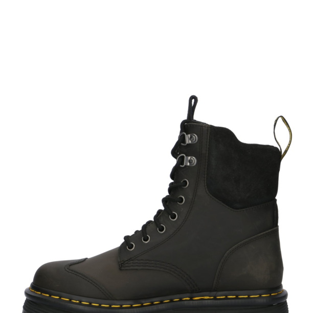 Dr. Martens Cizme cu șireturi 'ZebZag 8 Tie'  galben / negru