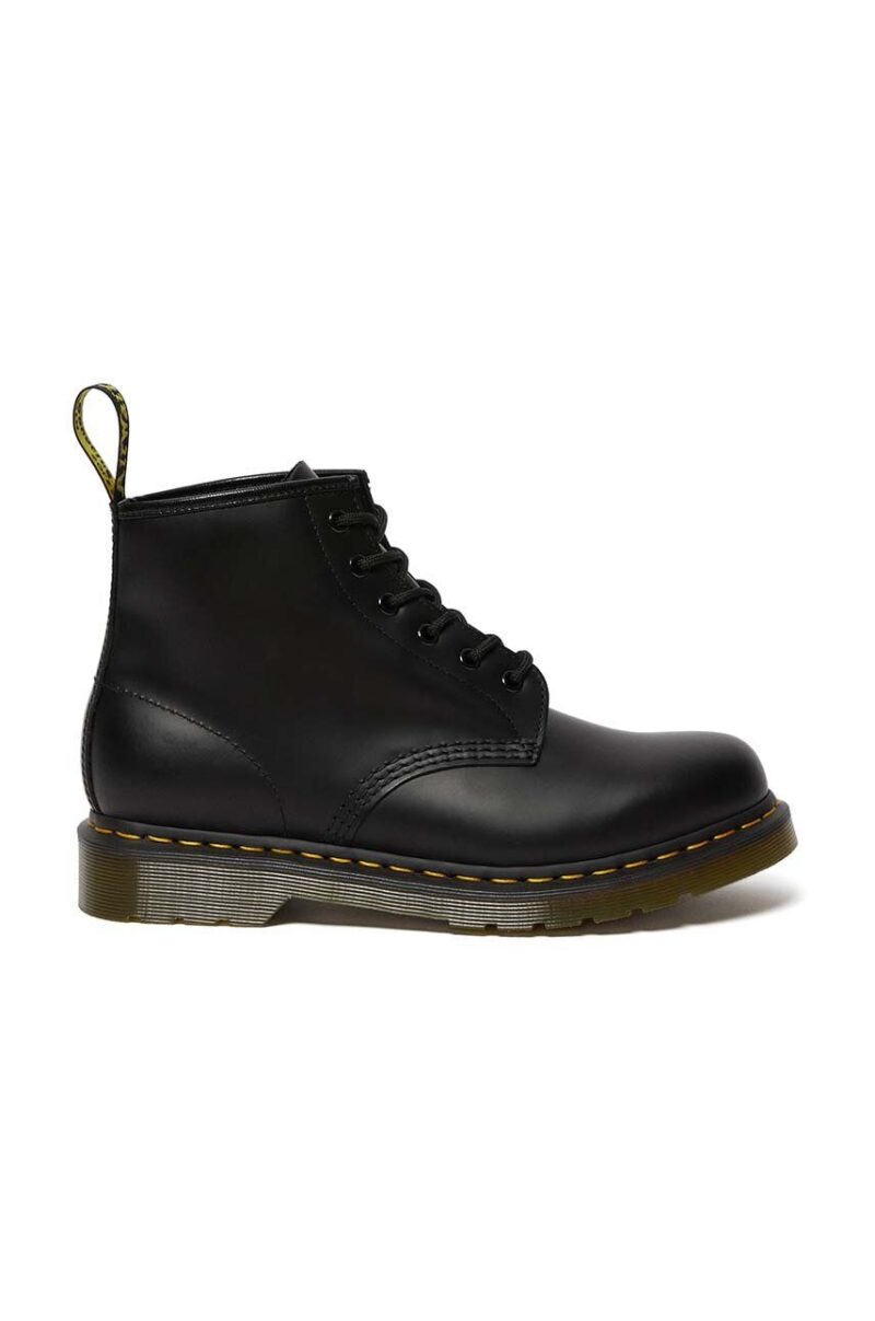 Dr. Martens bocanci de piele 101 Yellow Stitch femei