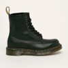 Dr. Martens bocanci de piele 1460 Nappa culoarea negru